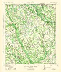 preview thumbnail of historical topo map of Lodge, SC in 1943