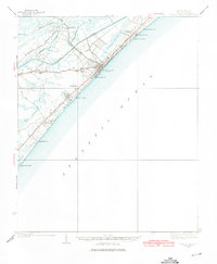 1937 Map of Myrtle Beach, 1975 Print