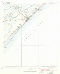 1937 Map of Myrtle Beach, 1965 Print