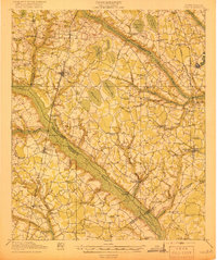 1919 Map of Bamberg County, SC