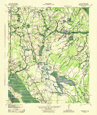 preview thumbnail of historical topo map of Jasper County, SC in 1943