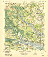 1944 Map of North Charleston, SC