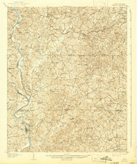 1907 Map of Sharon, 1942 Print