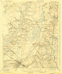 1920 Map of Ladson, SC, 1941 Print