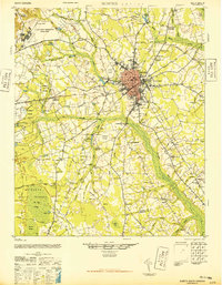 preview thumbnail of historical topo map of Sumter, SC in 1946