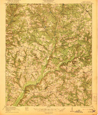 preview thumbnail of historical topo map of Aiken County, SC in 1921