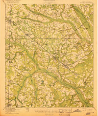 1918 Map of Varnville