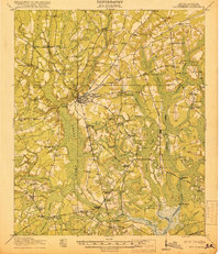1918 Map of Walterboro
