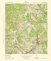 1943 Map of Warrenville