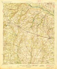 Download a high-resolution, GPS-compatible USGS topo map for Williston, SC (1927 edition)