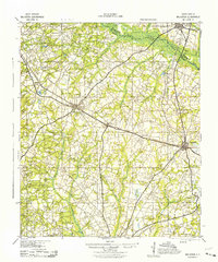 Download a high-resolution, GPS-compatible USGS topo map for Williston, SC (1943 edition)