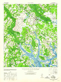 Download a high-resolution, GPS-compatible USGS topo map for Yemassee, SC (1960 edition)