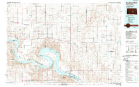 preview thumbnail of historical topo map of Hughes County, SD in 1985