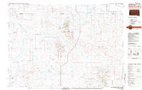 1980 Map of Camp Crook, SD