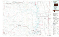 preview thumbnail of historical topo map of La Plant, SD in 1985