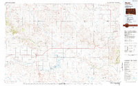 Download a high-resolution, GPS-compatible USGS topo map for Martin, SD (1983 edition)