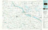 preview thumbnail of historical topo map of Milbank, SD in 1985