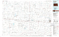 preview thumbnail of historical topo map of Mitchell, SD in 1986