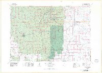 1977 Map of Mount Rushmore, 1978 Print
