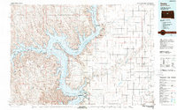 preview thumbnail of historical topo map of Onida, SD in 1986