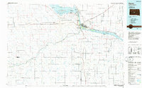 1986 Map of Pierre, SD
