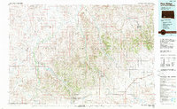 Download a high-resolution, GPS-compatible USGS topo map for Pine Ridge, SD (1988 edition)