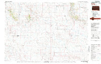 preview thumbnail of historical topo map of Harding County, SD in 1980