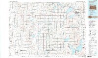 1985 Map of Watertown, 1991 Print