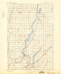 1896 Map of Hecla, SD, 1932 Print