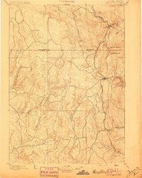 1896 Map of Harney Peak