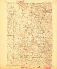 1901 Map of Harney Peak