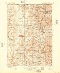 preview thumbnail of historical topo map of Custer County, SD in 1901