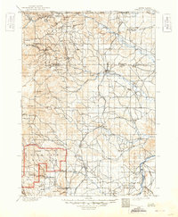 preview thumbnail of historical topo map of Hermosa, SD in 1901