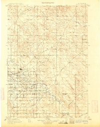 1913 Map of Vale, SD
