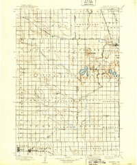 1899 Map of Redfield, 1939 Print