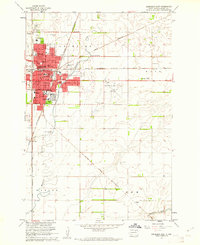 preview thumbnail of historical topo map of Brown County, SD in 1960