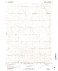 Download a high-resolution, GPS-compatible USGS topo map for Alcester NW, SD (1983 edition)