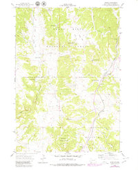 preview thumbnail of historical topo map of Custer County, SD in 1955