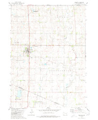 1979 Map of Armour, SD, 1980 Print