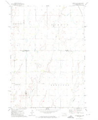 preview thumbnail of historical topo map of Miner County, SD in 1971
