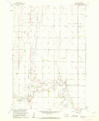 preview thumbnail of historical topo map of Spink County, SD in 1960