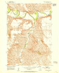 1951 Map of Badnation NW, 1953 Print