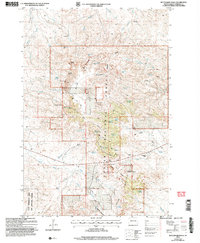 preview thumbnail of historical topo map of Harding County, SD in 2005