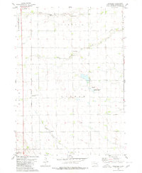 preview thumbnail of historical topo map of Hutchinson County, SD in 1980