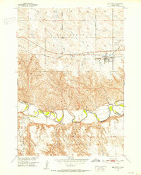 Download a high-resolution, GPS-compatible USGS topo map for Belvidere, SD (1952 edition)
