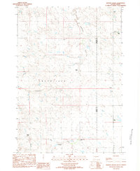 Download a high-resolution, GPS-compatible USGS topo map for Bentley Ranch, SD (1983 edition)