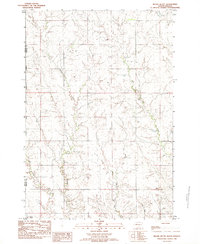 Download a high-resolution, GPS-compatible USGS topo map for Bessie Butte, SD (1983 edition)