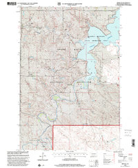 Download a high-resolution, GPS-compatible USGS topo map for Bison NE, SD (2001 edition)