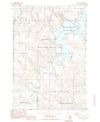 Download a high-resolution, GPS-compatible USGS topo map for Bison NE, SD (1984 edition)