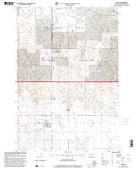Download a high-resolution, GPS-compatible USGS topo map for Bison, SD (2001 edition)